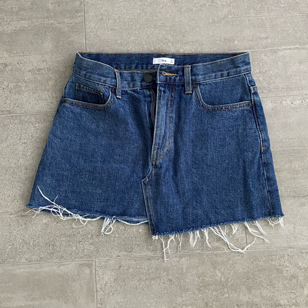 TNA jean skirt